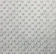 Silver Minky Dimple Dot Fabric,