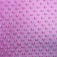 Pink Minky Dimple Dot Fabric