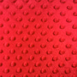 Tomato Minky Dimple Dot Fabric