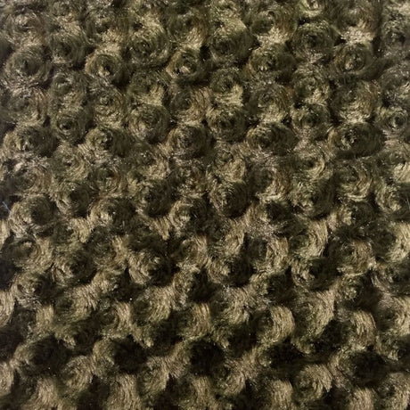 Swirl Rosebud Faux Fur 1 Yard Fabric 100% Polyester, 60″ Wide, 450 GSM Ultra Soft Plush Material