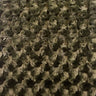 Swirl Rosebud Faux Fur Fabric - 100 Percent Polyester Faux Fur Fabric, Rose Pattern, 60" Width, 11 MM Pile Length (1 Yard)