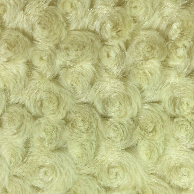 Banana Minky Rosebud Fabric,