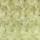 Swirl Rosebud Faux Fur Fabric - 100 Percent Polyester Faux Fur Fabric, Rose Pattern, 60" Width, 11 MM Pile Length (1 Yard)