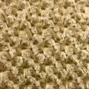 Faux Fur Fabric Swirl Rosebud 60" Wide