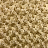 Faux Fur Fabric Swirl Rosebud 60" Wide