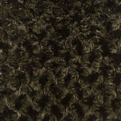Dark Cocoa Minky Rosebud Fabric,