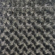 Gray Minky Rosebud Fabric, \