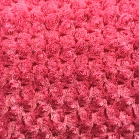 Strawberry Minky Rosebud Fabric,
