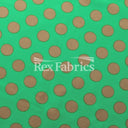 E-Z Dots Matte Nylon Spandex Fabric - Multicolor Polka Dots, 58/60" Width (1 Yard)