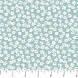 Cotton Fabric Mint Daisies Tender 44/45" Wide