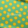 E-Z Dots Matte Nylon Spandex Fabric - Multicolor Polka Dots, 58/60" Width (1 Yard)