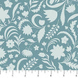 Cotton Fabric Mint Plant Silhouettes 44/45