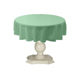 Tablecloth Dull Bridal Satin Fabric - 36" Round, Solid Color (1 Piece)