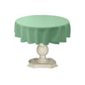 Tablecloth Dull Bridal Satin Fabric - Solid Color, 45" Round (1 Piece)