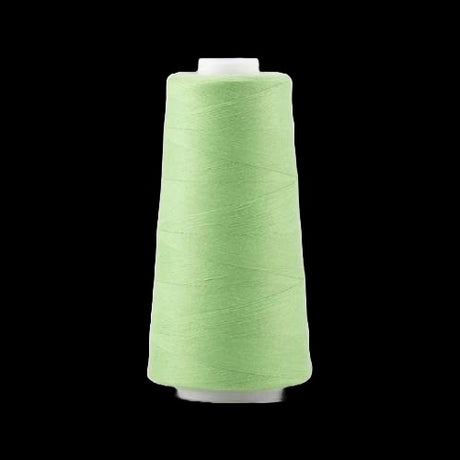 6000 Yard Sewing Thread Spun Polyester Fabric - All Purpose Overlock Cone, Baby Blue, 6000 Yards