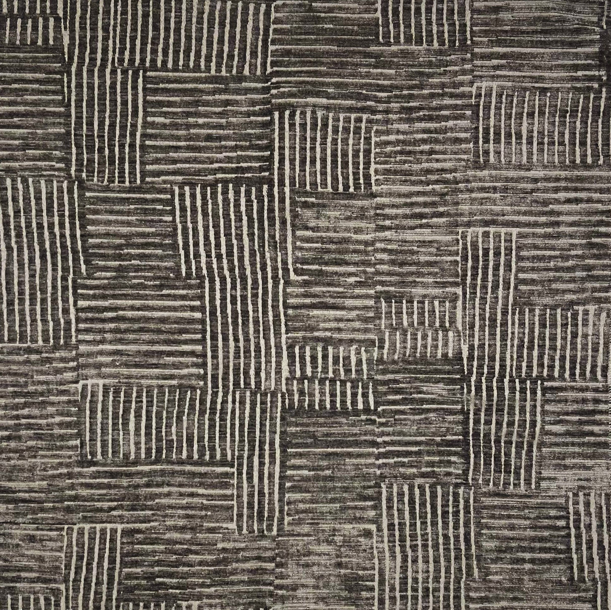 Chenille Upholstery Fabric Miro Geometric By The Yard