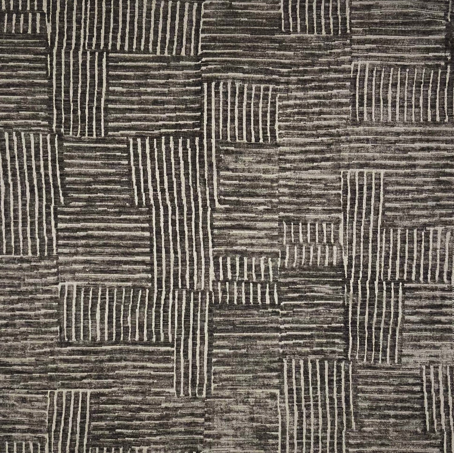 Chenille Upholstery Fabric Miro Geometric By The Yard