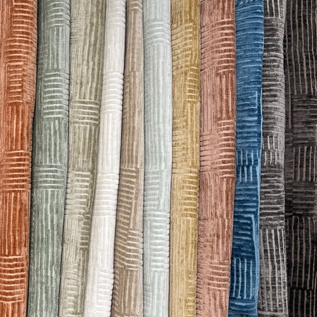 Chenille Upholstery Fabric Miro Geometric By The Yard