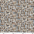 Cotton Print Mist Wood Burn Art Wall Fabric 44/45"