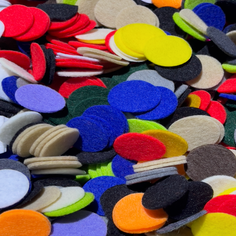 Craft Felt Circles 1 Inch Precut Dots