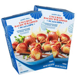 Uncured Bacon Wrapped Scallops - 8 Oz