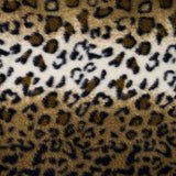 Leopard Print Polar Fleece Fabric - Leopard Print, 60" Width (1 Yard)