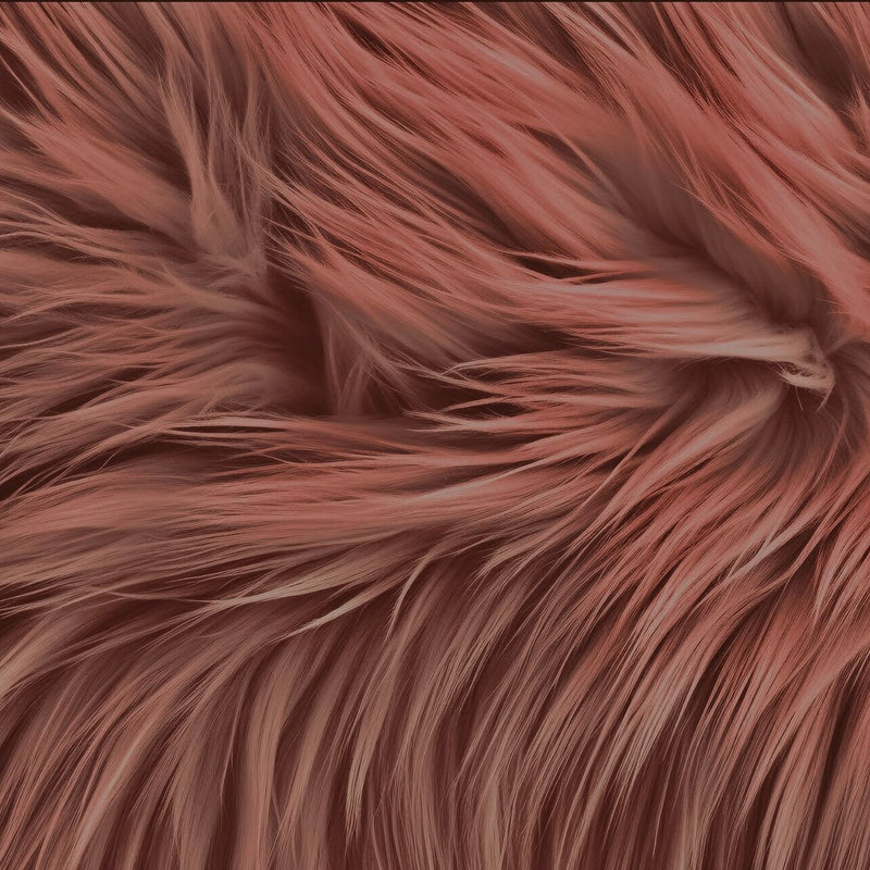 Faux Fur Fabric by the Yard Mocha Mousse