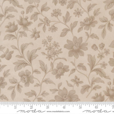 Quilting Cotton Ambiance Silver 44412 12 Floral Moda