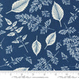 Quilting Cotton Field of Flowers Indigo Floral Moda