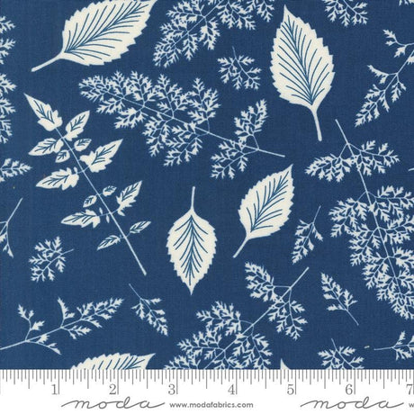 Quilting Cotton Field of Flowers Indigo Floral Moda