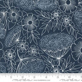 Quilting Cotton Field Of Flowers Navy Floral Moda