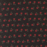 Quilting Cotton A Vintage Christmas Black Moda