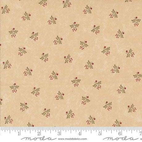 Quilting Cotton A Vintage Christmas Tan Moda