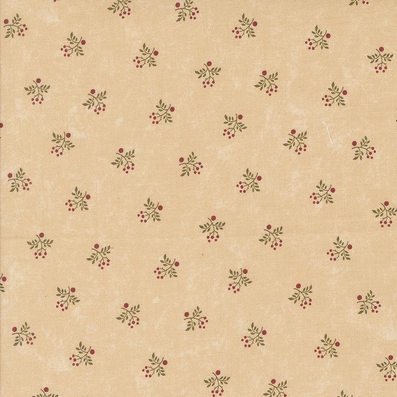 Quilting Cotton A Vintage Christmas Tan Moda