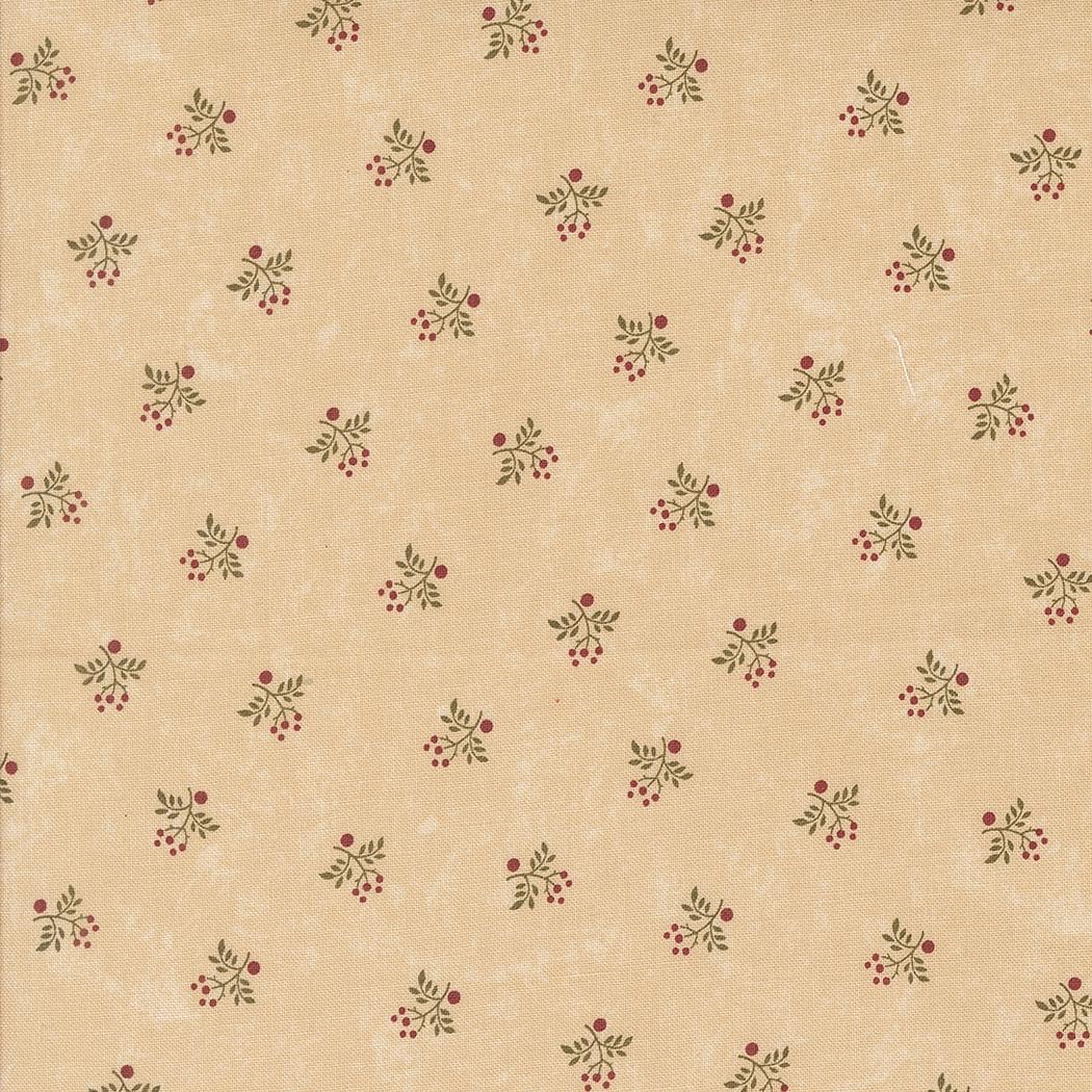 Quilting Cotton A Vintage Christmas Tan Moda
