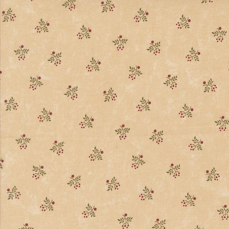 Quilting Cotton A Vintage Christmas Tan Moda