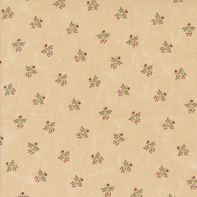 Quilting Cotton A Vintage Christmas Tan Moda