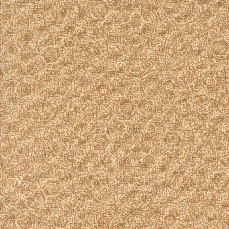 Quilting Cotton A Vintage Christmas Tonal Tan Moda Fabrics