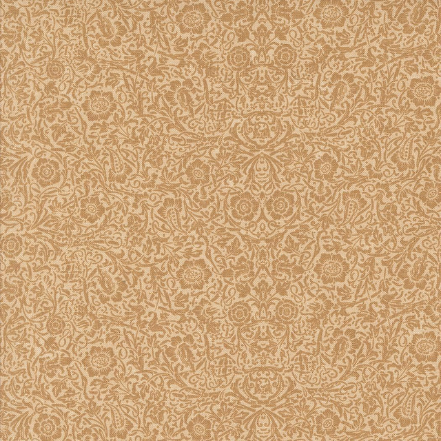Quilting Cotton A Vintage Christmas Tonal Tan Moda Fabrics