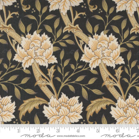 Quilting Cotton Morris Manor Ebony Floral Moda