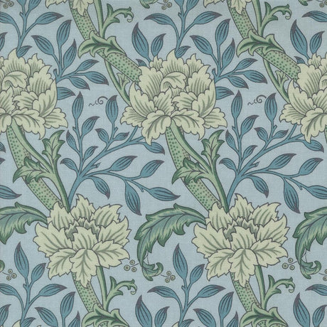 Quilting Cotton Morris Manor Sky Floral Moda