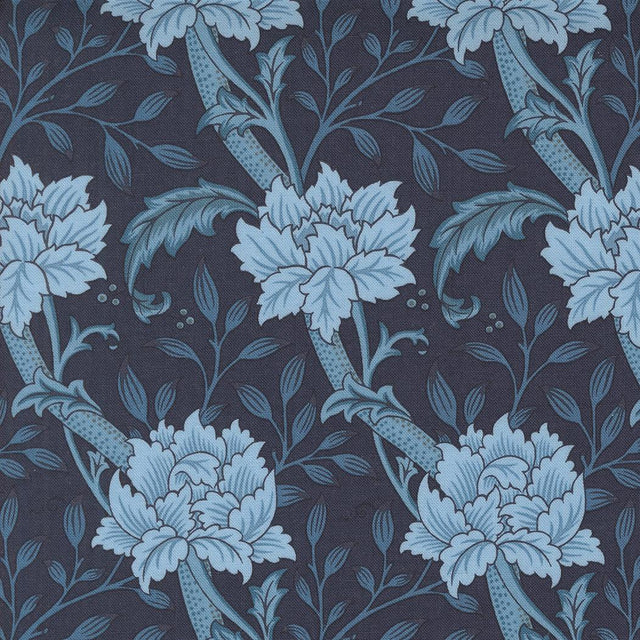 Quilting Cotton Morris Manor Twilight Floral Moda