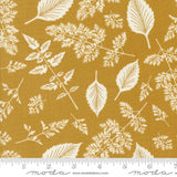 Quilting Cotton Field Of Flowers Goldenrod Floral Moda