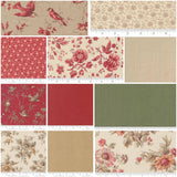 Fat Quarter Bundle Moda French General Curated 11 pcs 100% Cotton