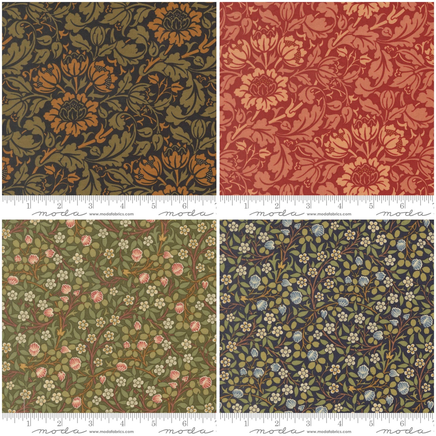 Fat Quarter Bundle Moda Morris Muse 28 Prints Barbara Brackman