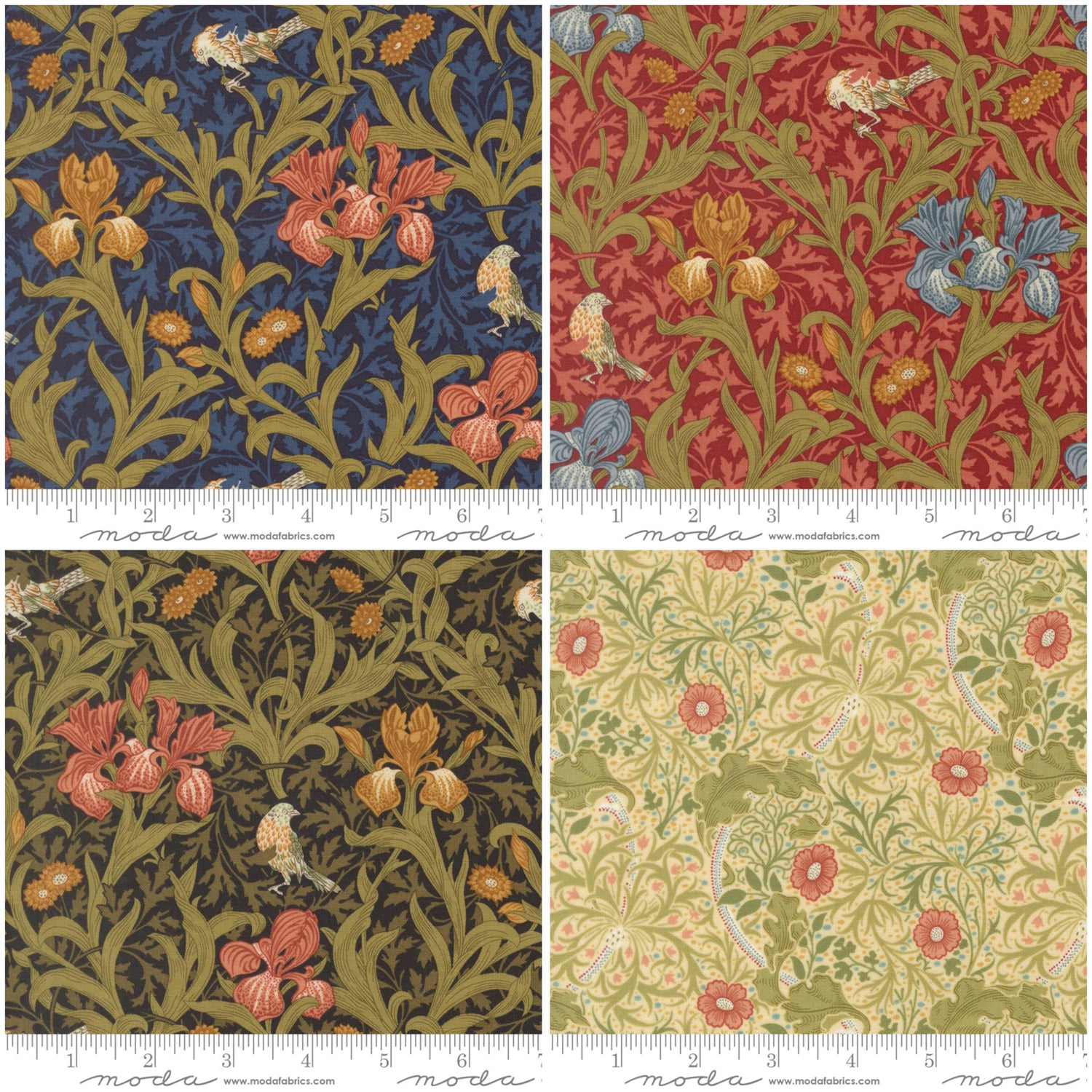 Fat Quarter Bundle Moda Morris Muse 28 Prints Barbara Brackman