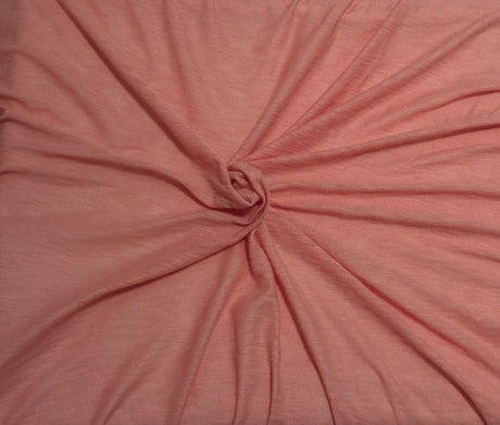 Modal Slub Jersey Peach