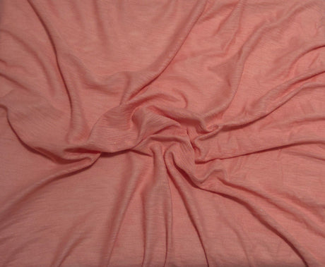 Modal Slub Jersey Peach