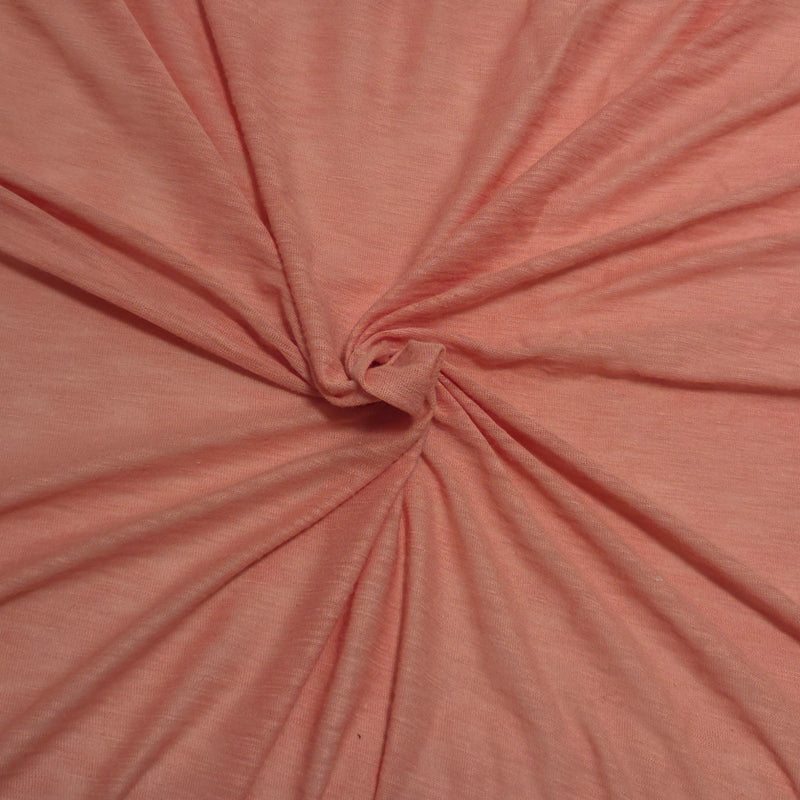 Modal Slub Jersey Peach
