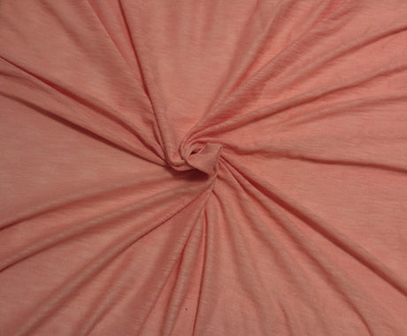 Modal Slub Jersey Peach